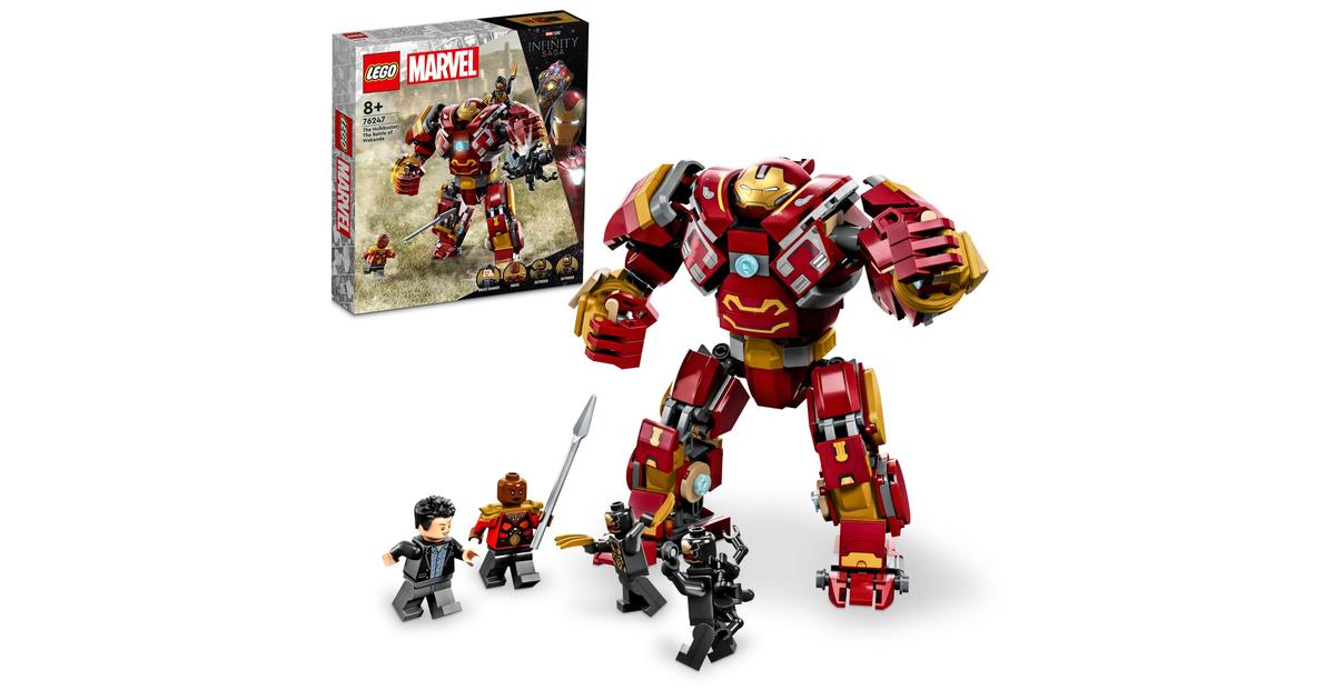 LEGO Marvel 76247 Hulkbuster : La Bataille du Wakanda, Jouet avec